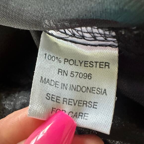 Vintage Nicola Top Womens Small Chiffon Babydoll Retro Y2K Dark Fairy Goth Girl - Picture 6 of 9